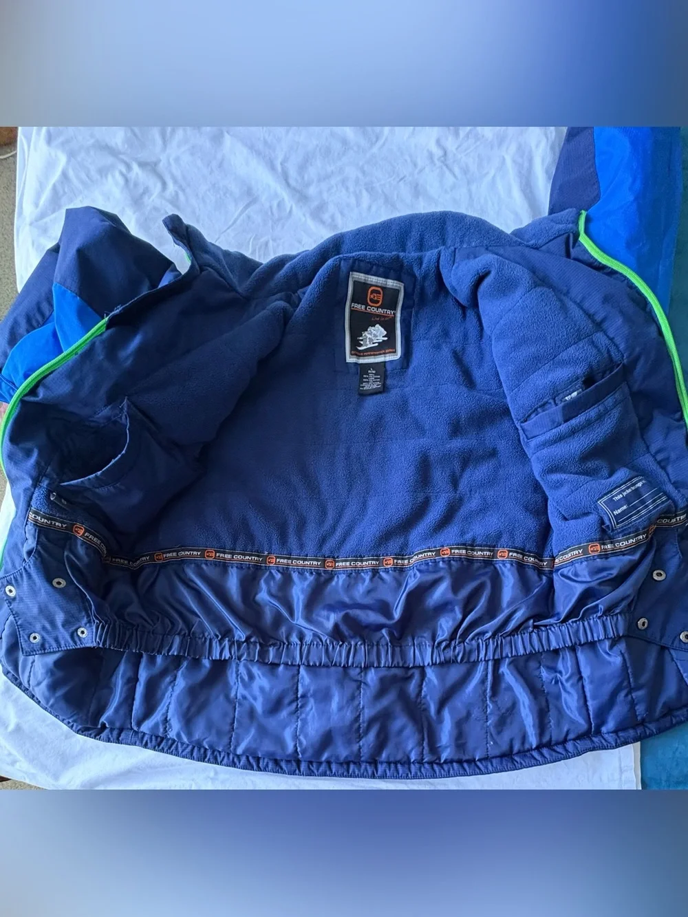 Free Country FCXtreme Boys Youth L 14/16 Winter Jacket Fleece Lined